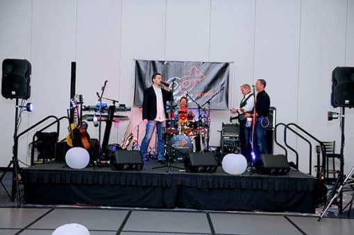 The band at one of our events